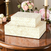 Bone Inlay Anna Herring Box Set of 2