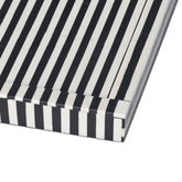 Black Colored Bone Inlay Stripe Tray 2