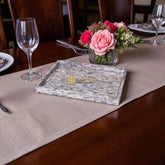 Colored Bone Inlay Serving Tray Purple