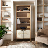 Cora Bone Inlay Bookcase