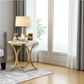 Elegant X Designer Stainless Steel Coffee Table