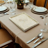 Full Bone Inlay Rectangle Serving Tray