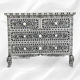 Grace Bone Inlay 4 Drawer Dresser Black