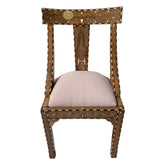 Mia Teakwood Bone Inlaid Dining Chair