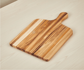 Teak Wood Rectangle Chopping Board With Handle - Lakecity Handicrafts