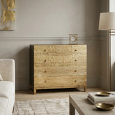 Wave Brass Chest Of Drawers