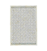 Bone Inlay Tray Geometric Design Grey