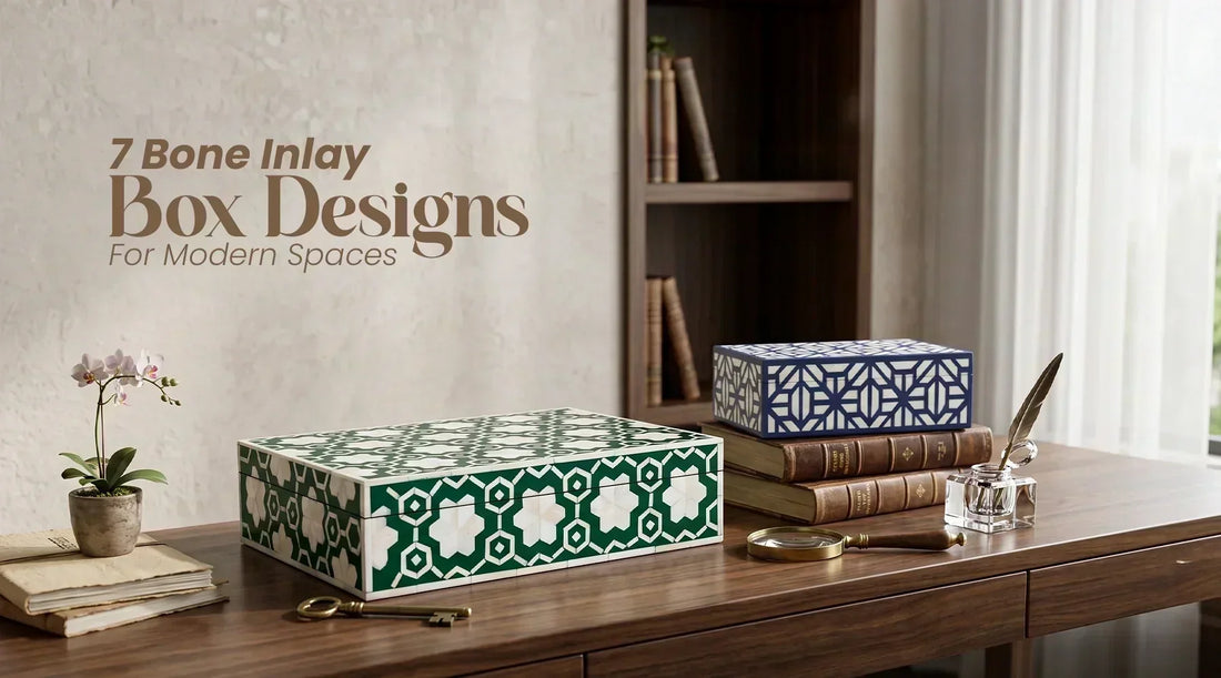 bone inlay box designs