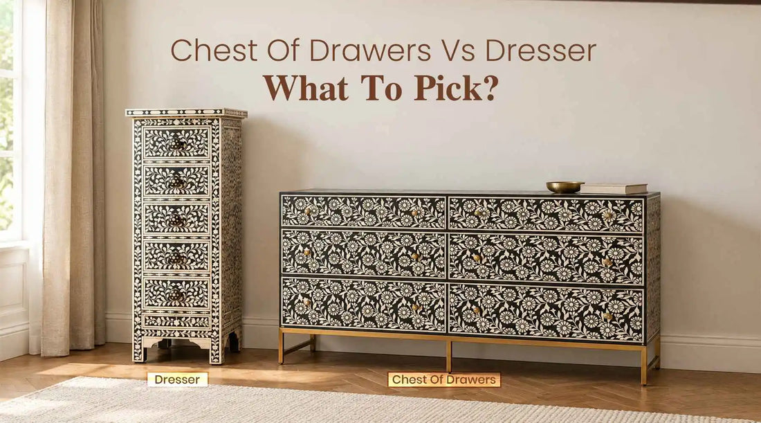 Chest of Drawers vs Dresser: Understanding the Difference Before You Buy