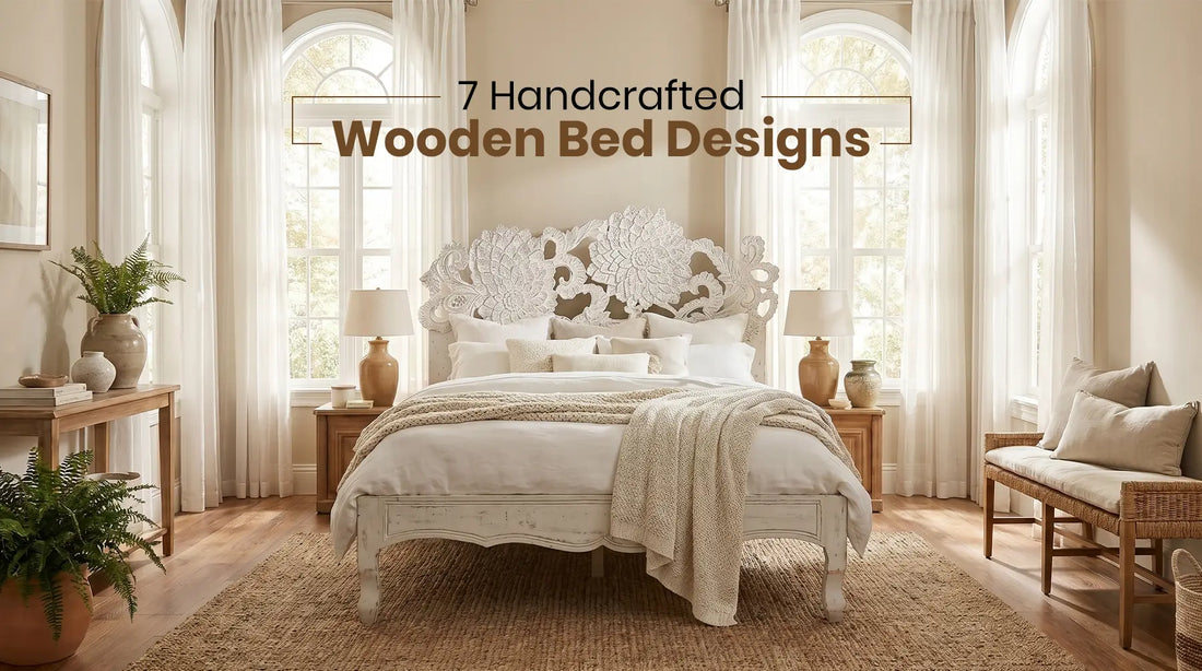 Top 7 Wooden Hand-Carved Bed Designs for Luxury Bedrooms