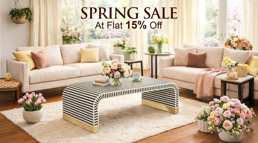 Experience The Spring Sale On Furniture At Flat 15% Off