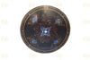 Black Granite Dining Table Top With Gemstones Inlay 1