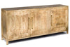 Antique Brass Embossed 3 Door Sideboard 2
