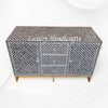 Arctic Navy Blue MOP Inlay Sideboard with elegant design 1