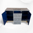 Open drawer of the Arctic Navy Blue MOP Inlay Sideboard 2