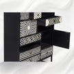 Ariel Black Bone Inlay Cabinet available online 5