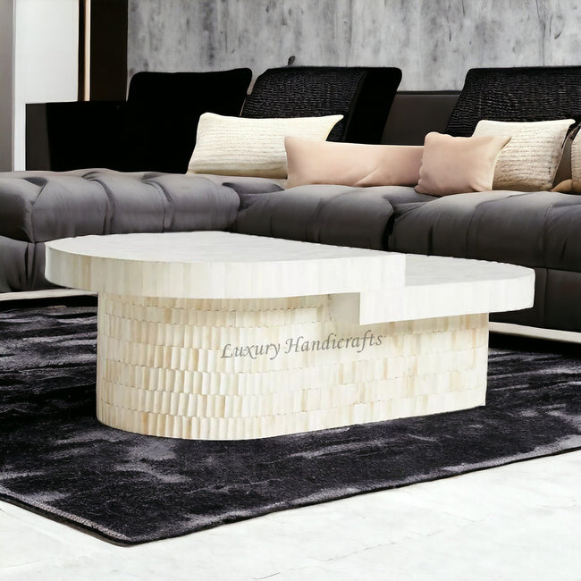 Blanch Bone Inlay Coffee Table