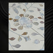 Blooming Flowers MOP Inlay Round Accent Table Beige 2