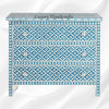 Blue Bone Inlay Arctic Chest Of 3 Drawers 4