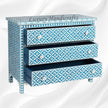 Blue Bone Inlay Arctic Chest Of 3 Drawers 2