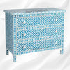 Blue Bone Inlay Arctic Chest Of 3 Drawers 1