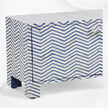 Blue Bone Inlay Media Unit Chevron Zigzag 3