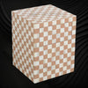 Bone Inlay Checkerboard Bedside Almond 3