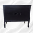 Bone Inlay Chest of 2 Drawer Honeycomb Black 4