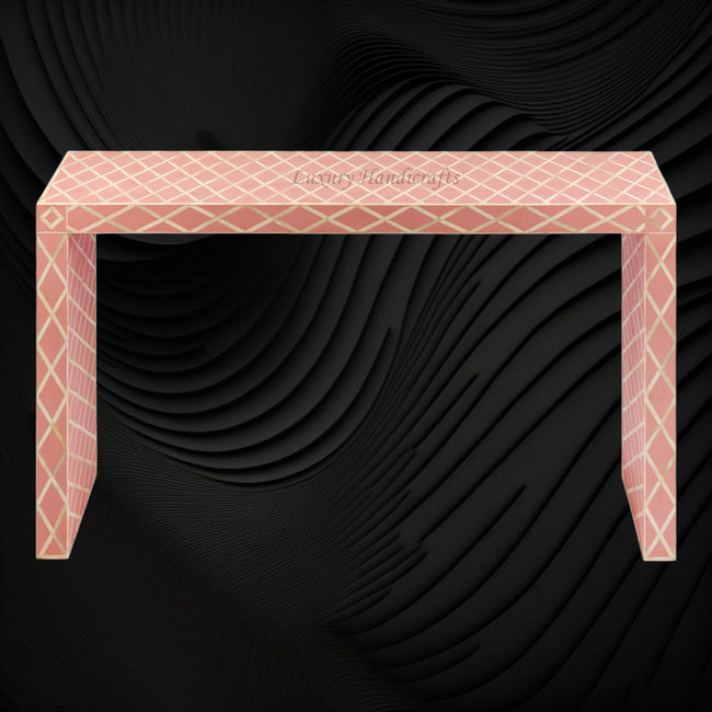 Bone Inlay Console Diamond Pink 1