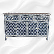 Arctic Bone Inlay Sideboard Indigo Blue 6