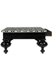 Bone Inlay Chess Coffee Table Black 3