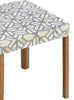 Bone Inlay Side Table Tortoise Grey 2