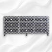 Bone Inlay 9 Drawer Chest Honeycomb Black