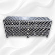 Bone Inlay 9 Drawer Chest Honeycomb Black 1