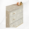 Bone Inlay Ada 3 Drawer Dresser Grey 4