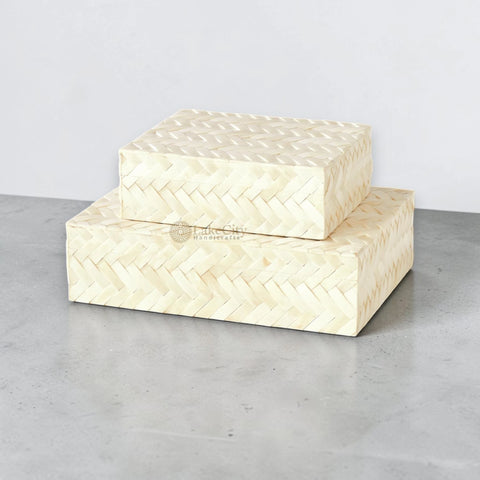 Bone Inlay Anna Herring Box Set of 2