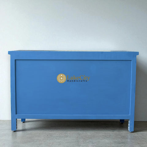 Bone Inlay Arctic Design 7 Drawers Chest | Bone Inlay Arctic Design 7 Drawers Dresser Table