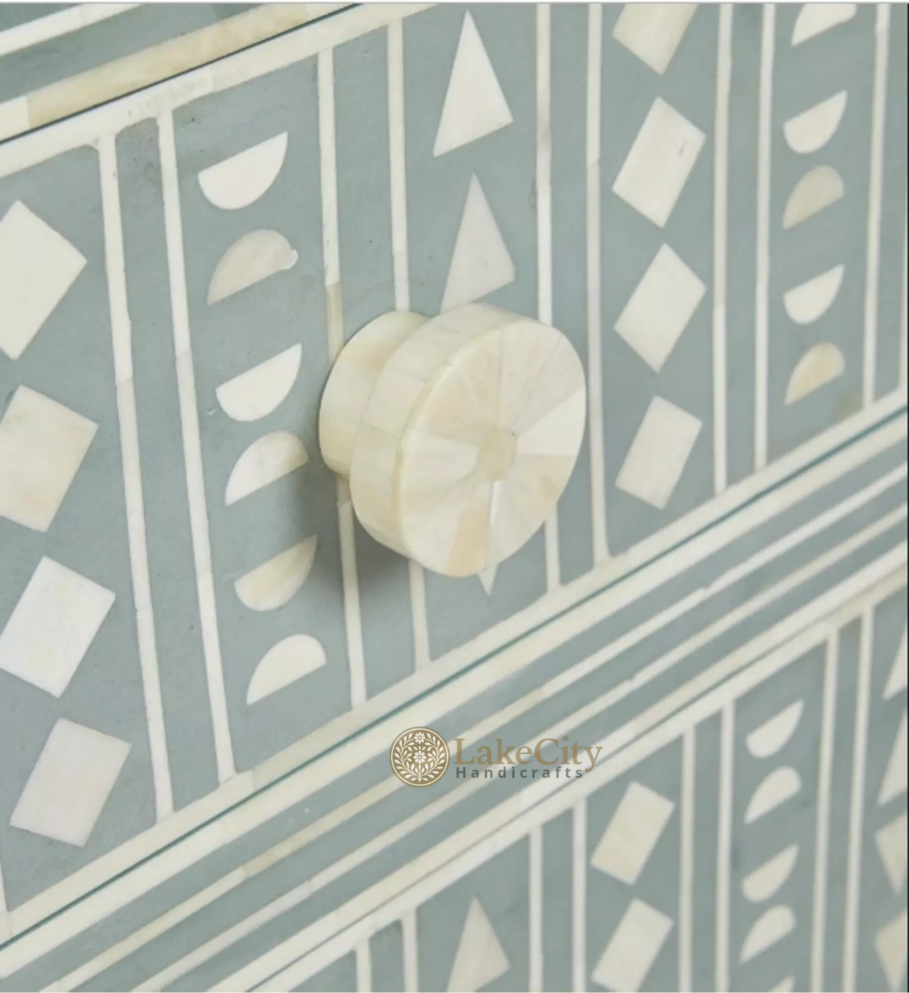 Tribal Bone Inlay Chest of 4 Drawers | Tribal Bone Inlay 4 Drawers Dresser Table