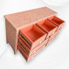 Bone Inlay Fishscale Chest Of 7 Drawers Orange 2