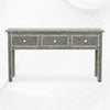 Black Bone Inlay Fishscale Console 3 Drawer 3