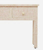 Bone Inlay Floral 3 Drawer Console Edge Blush Pink 3