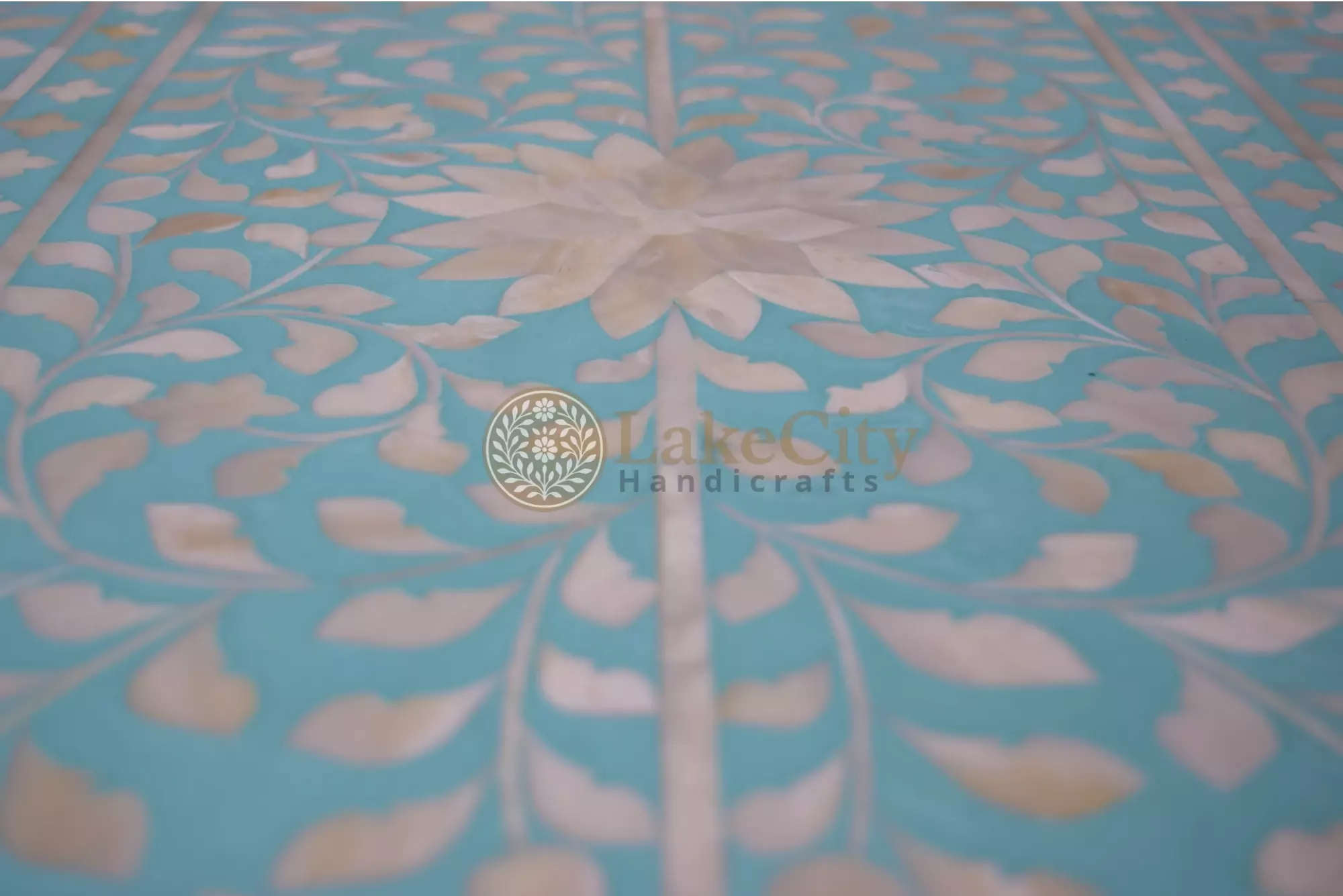 Bone Inlay Floral Design Chest Of 7 Drawers | Bone Inlay Floral Design 7 Drawers Dresser Table