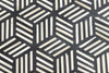 Bone Inlay Geometric Cubic Design Coffee Table in Black Color 4