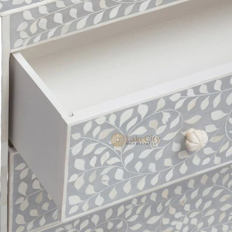 Bone Inlay Lexi Dresser Grey
