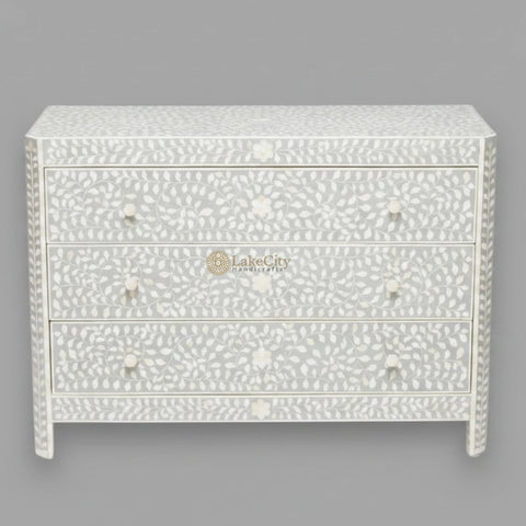 Bone Inlay Lexi Dresser Grey