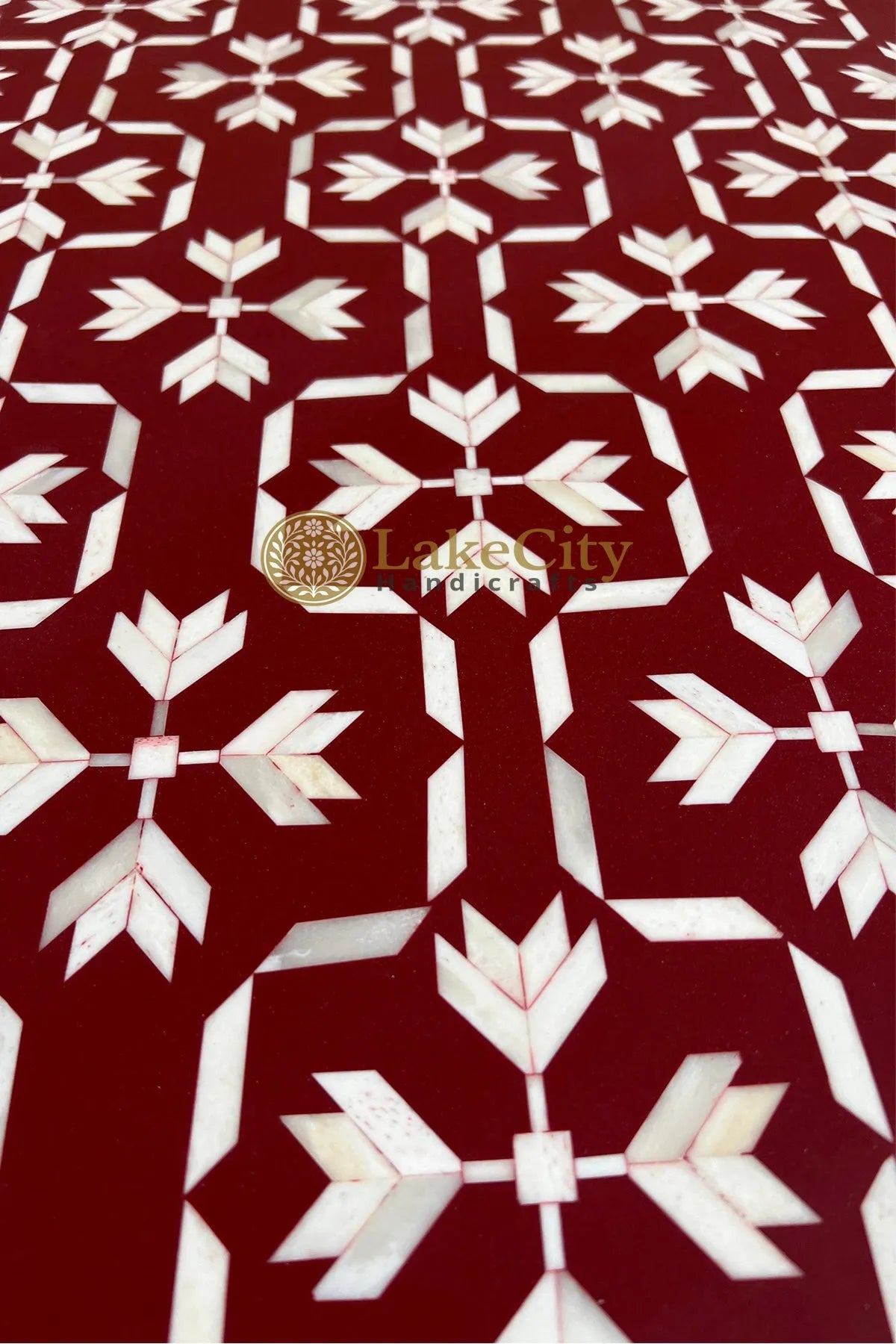 Lours Design Bone Inlay Lotus Design Coffee Table and Center Table – Lakecity ...