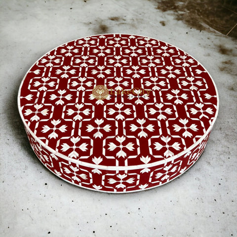 Bone Inlay Lotus Design Coffee Table | Bone Inlay Lotus Design Center Table