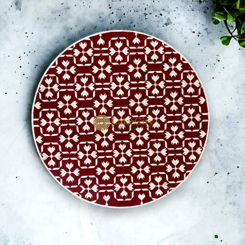 Bone Inlay Lotus Design Coffee Table | Bone Inlay Lotus Design Center Table