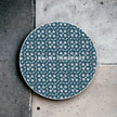 Bone Inlay Lotus Design Coffee Table Teal Blue | Bone Inlay Lotus Design Center Table Teal Blue