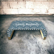 Bone Inlay Waterfall Lotus Design Coffee Table Teal Blue | Bone Inlay Waterfall Lotus Design Center Table Teal Blue